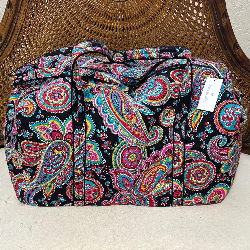 Vera Bradley Multicolor Paisley Travel Bag